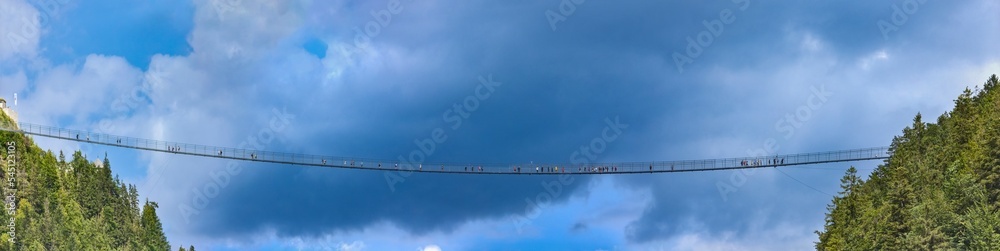 Ehrenberg suspension bridge in Tyrol, Austria Ehrenberg suspension bridge in Tyrol, Austria