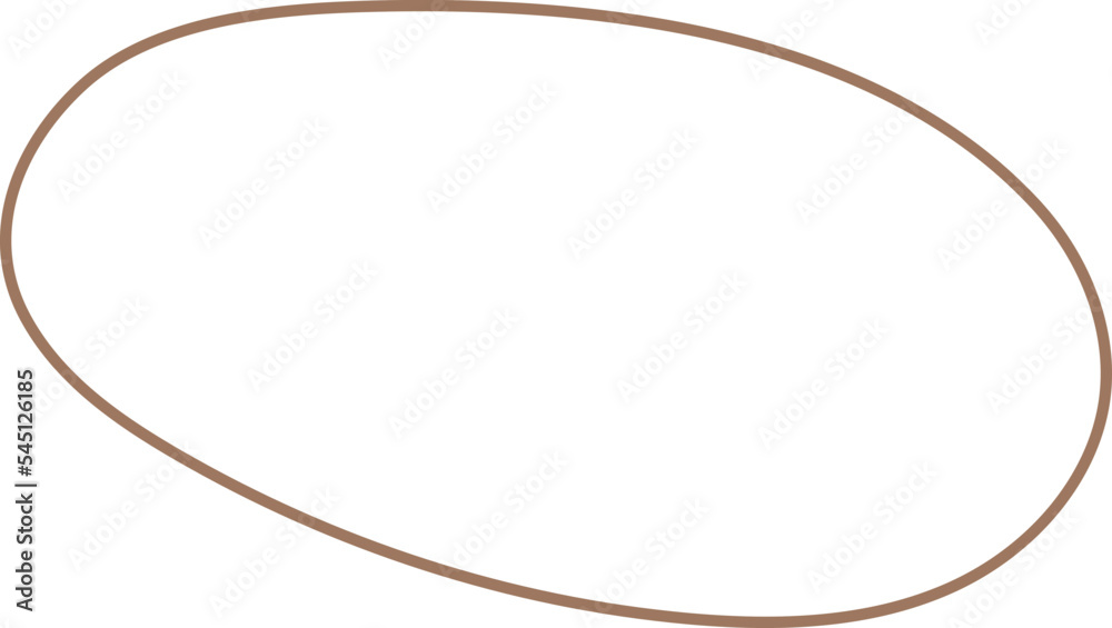 Fluid graphic shape element design. Cut out