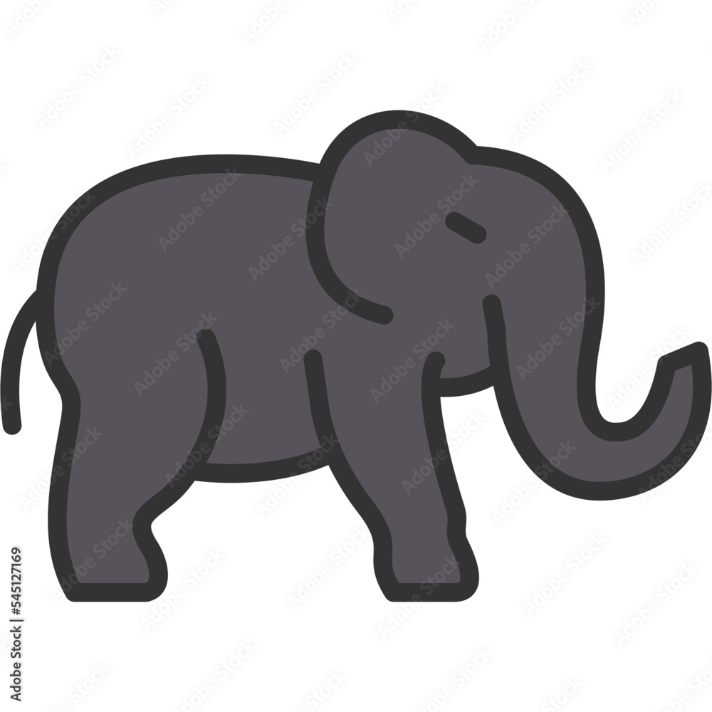 Obraz premium Elephant Icon