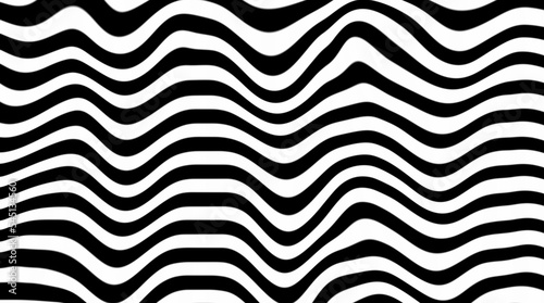 Trendy wavy background. illustration of striped pattern with optical illusion