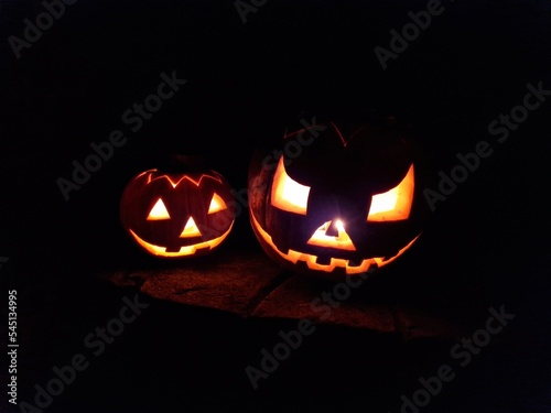 Quadro em tela Halloween Kürbisse