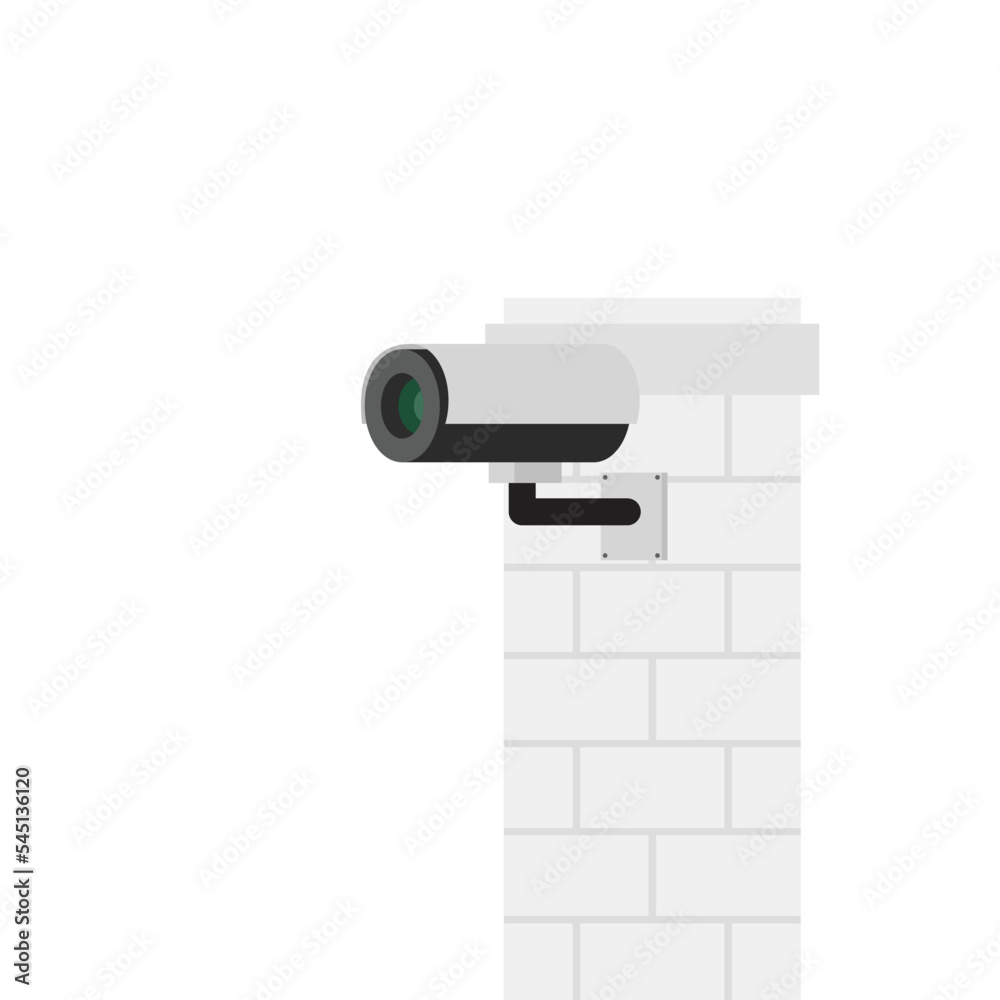 closed circuit camera vector. free space for text. wallpaper.