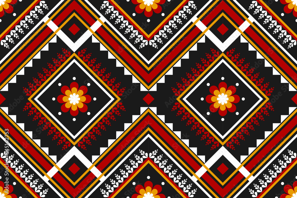Fabric flower pattern background. Geometric ethnic oriental seamless pattern traditional. Design for wallpaper, illustration, fabric, clothing, carpet, textile, batik, embroidery. Fabric flower pattern background. Geometric ethnic oriental seamless pattern traditional. Design for wallpaper, illustration, fabric, clothing, carpet, textile, batik, embroidery.