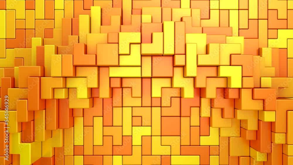 Geometric Shapes Form a Wave. Abstract motion, two color, 3d rendering, 4k resolution
Geometric Shapes Form a Wave. Abstract motion, two color, 3d rendering, 4k resolution