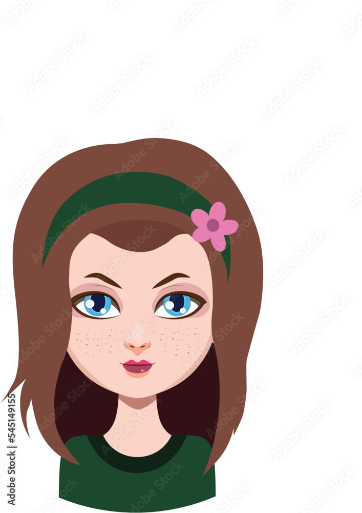 girl with flower avatar girl with flower avatar