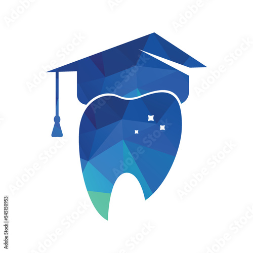 Dentist logo Template, vector illustration design. Dental institute Logo abstract Tooth design.