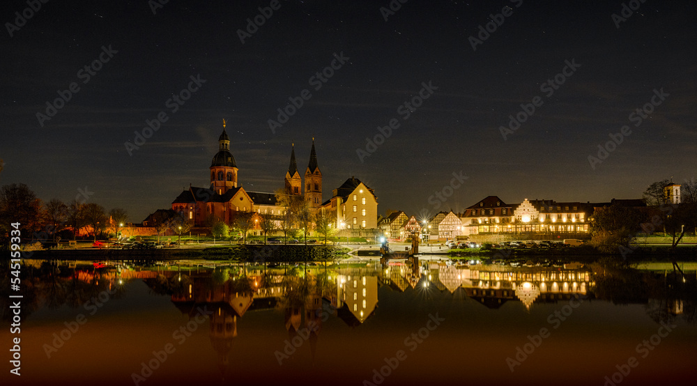 Seligenstadt am Main - Nachtpanorama