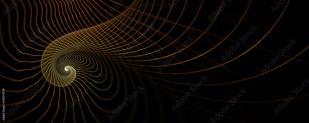 Abstract golden ratio lines background Abstract golden ratio lines background