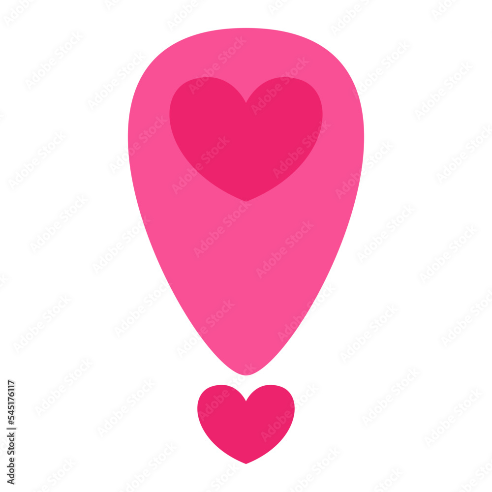 Love Shape Decoration Heart Isolated Love Shape Decoration Heart Isolated