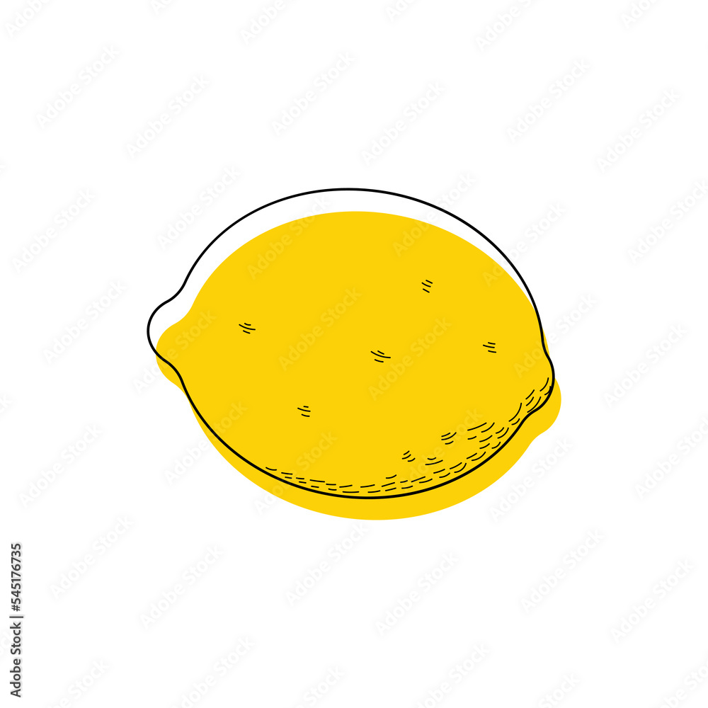 Lemon set. Abstract modern set of lemon icons, whole, isolated on a white background. Lemon logo. Doddle, line, contour. Vector hand-drawn flat illustration. Lemon set. Abstract modern set of lemon icons, whole, isolated on a white background. Lemon logo. Doddle, line, contour. Vector hand-drawn flat illustration.