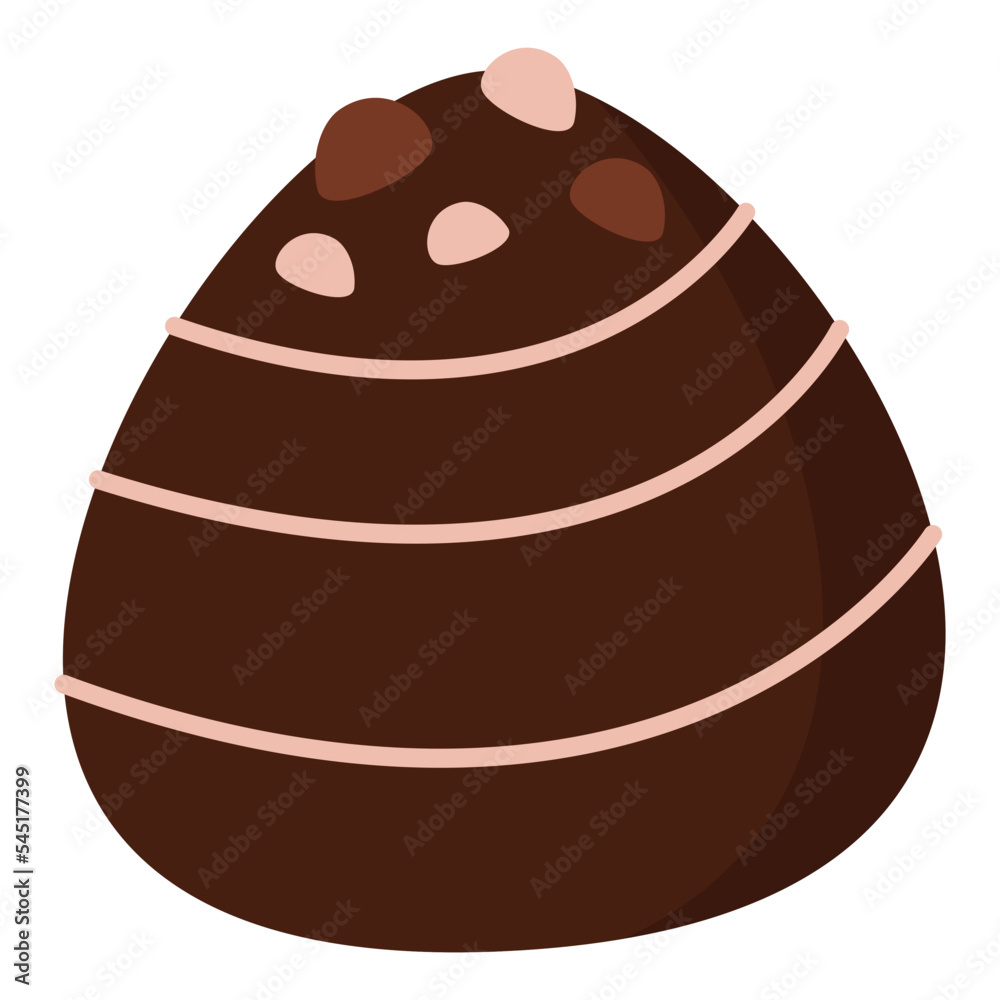 Chocolate Dessert Illustration Chocolate Cake With Nuts Chocolate Dessert Illustration Chocolate Cake With Nuts