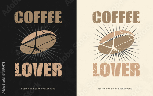 coffee lover t shirt design template