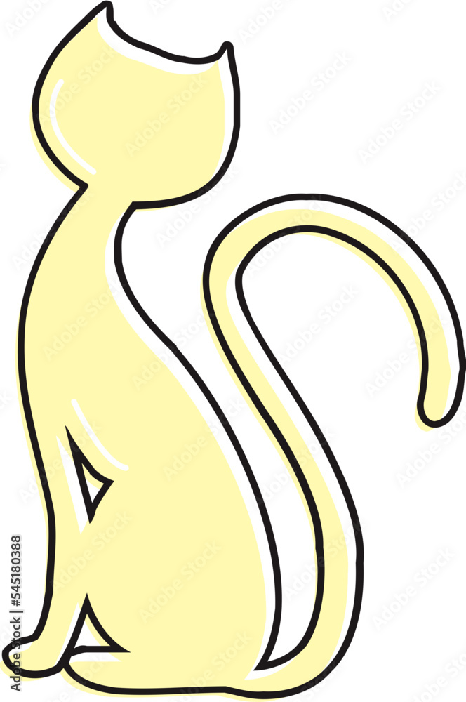 Abstract Lineart International Cat Day Abstract Lineart International Cat Day