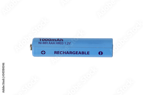 Accumulators Nickel metal hydride. Batteries on a light background.