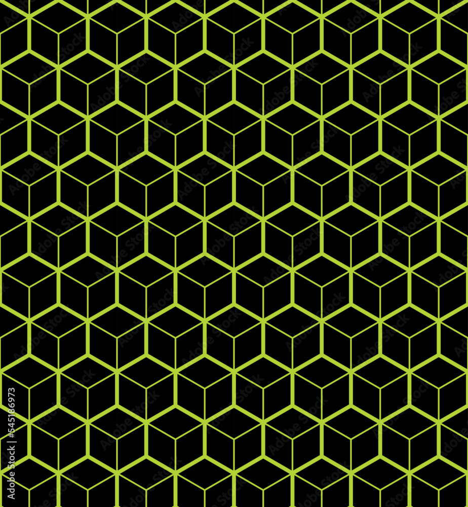 Abstract Green Neon Hexagon Pattern On Black Background. Technology Style Modern Futuristic Honeycomb Geometric Design For Web Banner Design, Cover Template, Poster, Flyer Abstract Green Neon Hexagon Pattern On Black Background. Technology Style Modern Futuristic Honeycomb Geometric Design For Web Banner Design, Cover Template, Poster, Flyer