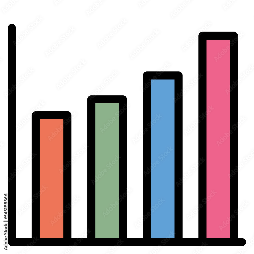 bar graph analytic online icon bar graph analytic online icon