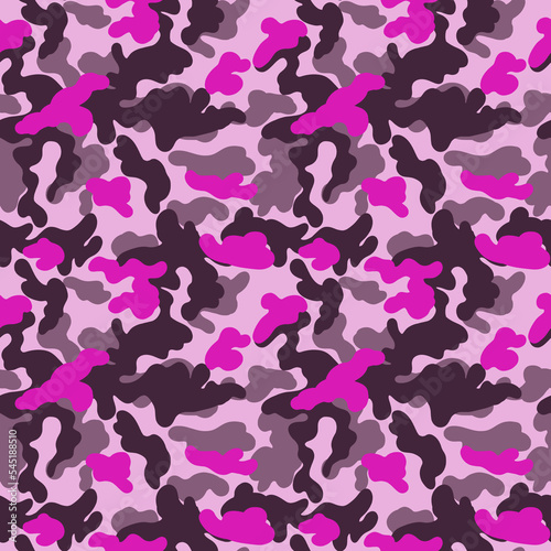 Bright Camouflage Seamless Pattern for party, anniversary, birthday. Design for banner, poster, card, invitation and scrapbook 
