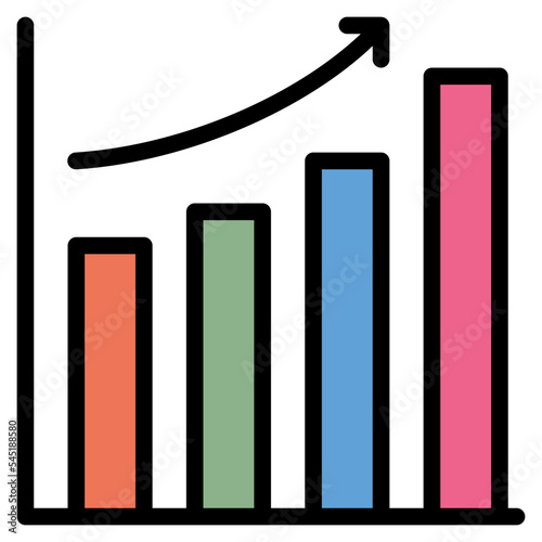 bar profit business chart icon