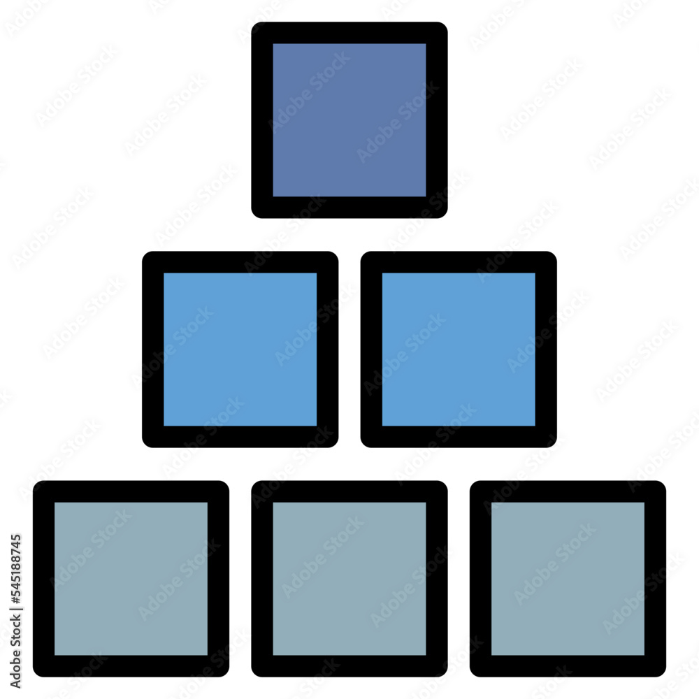 organization diagram structure chart icon organization diagram structure chart icon