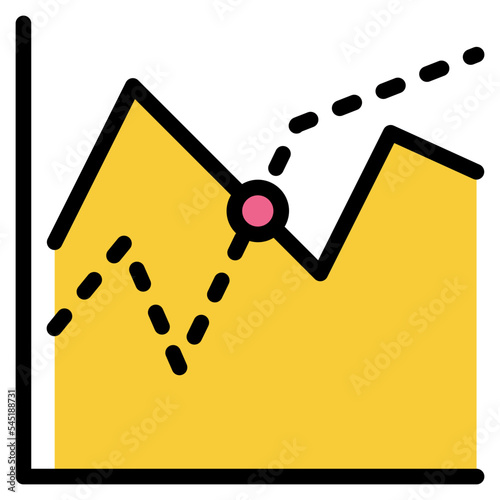 intersect point analytic compare icon