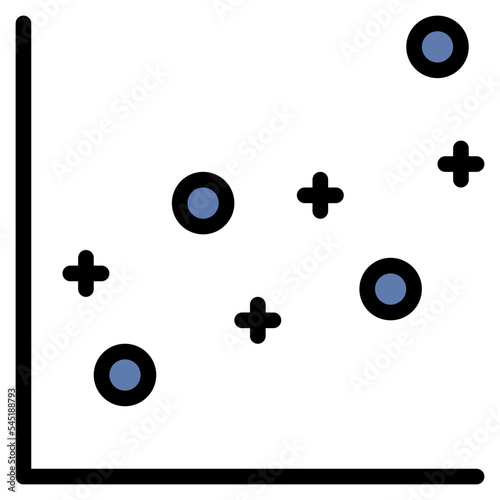 selected data chart result icon
