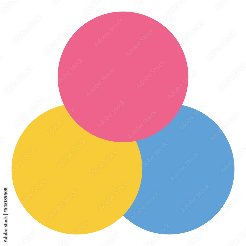 intersection circle business chart icon