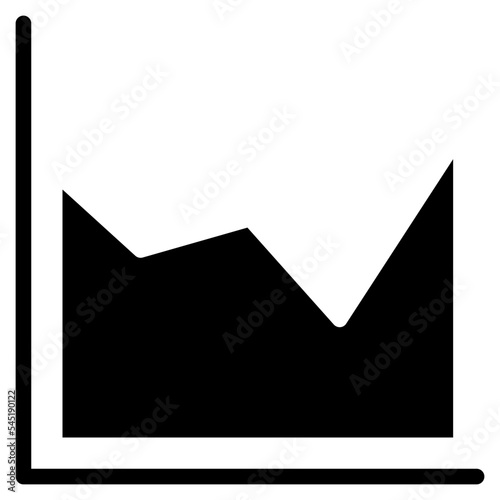 chart cover graph analytic icon