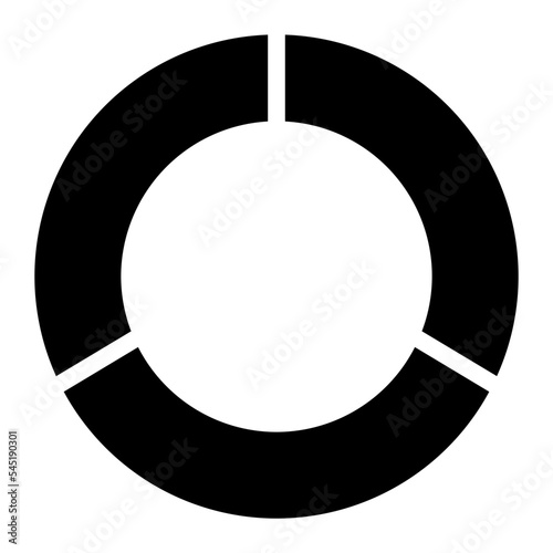 pie chart job percentage icon