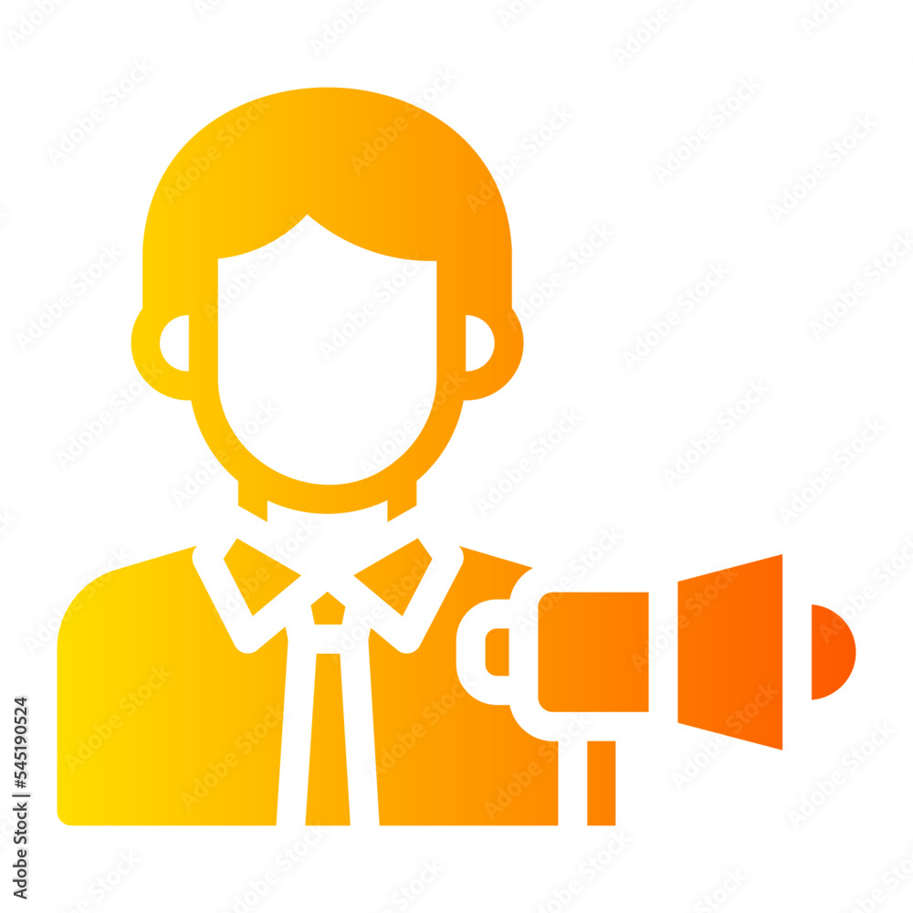 sales marketing gradient icon sales marketing gradient icon