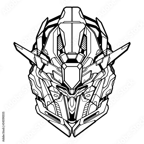 Robot head mech