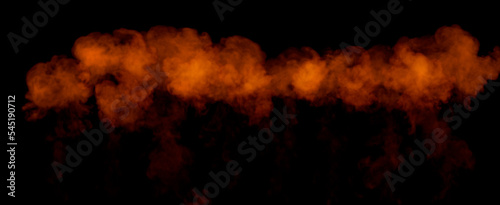 Series of powerful bangs with fire, isolated - object 3D illustration © Dancing Man