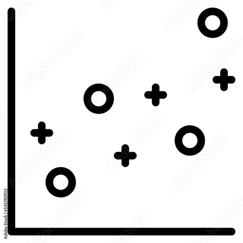 selected data chart result icon