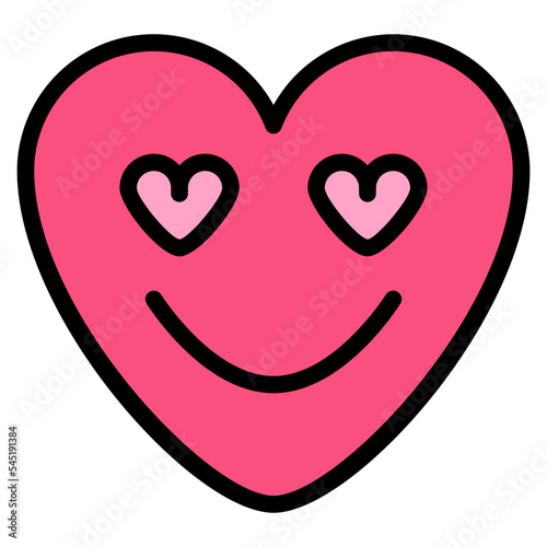 love heart greatful emoji heart icon