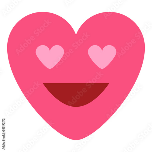 love heart greatful emoji heart icon