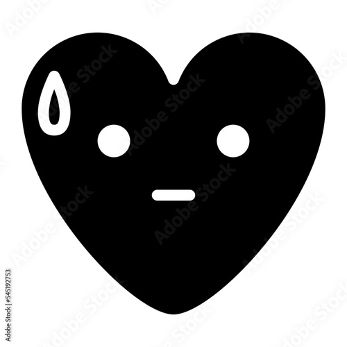 wondering doubt unclear emoji heart icon