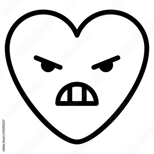 devil bad evil emoji heart icon