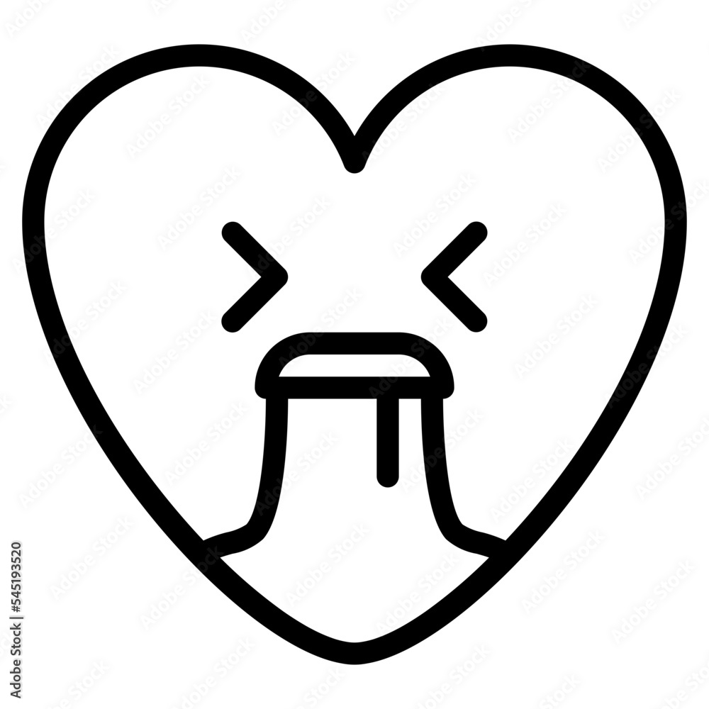 puking drunk sick emoji heart icon puking drunk sick emoji heart icon