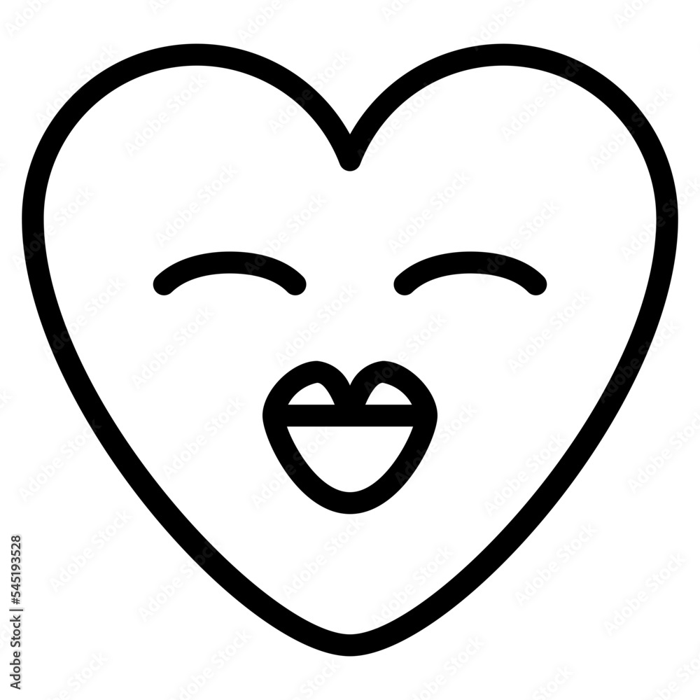 romantic lovely sweet emoji heart icon romantic lovely sweet emoji heart icon