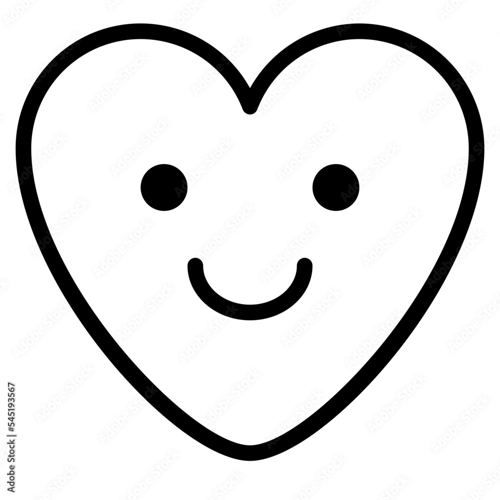 smile happy cool emoji heart icon smile happy cool emoji heart icon