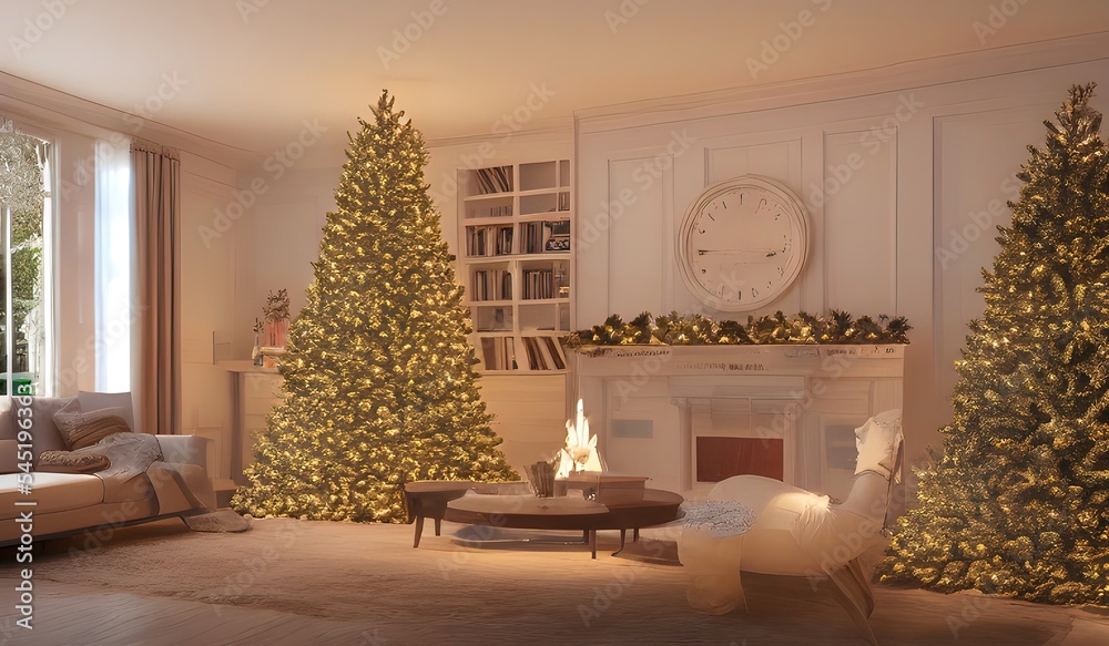 Christmas living room Christmas living room