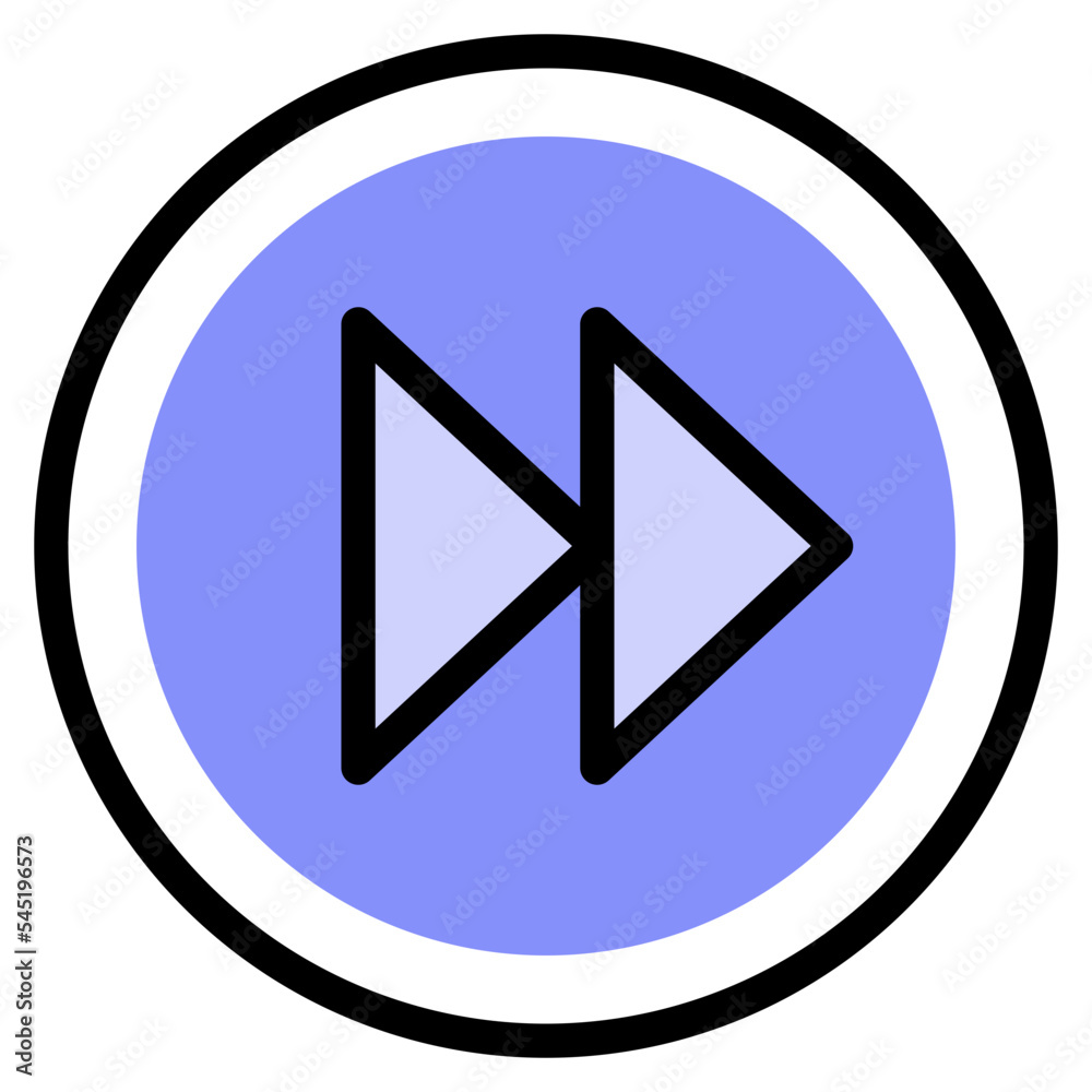 fast forward media control icon fast forward media control icon