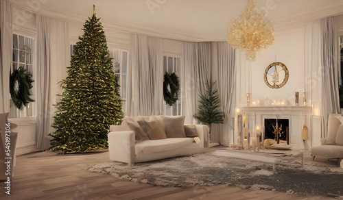 Christmas living room 