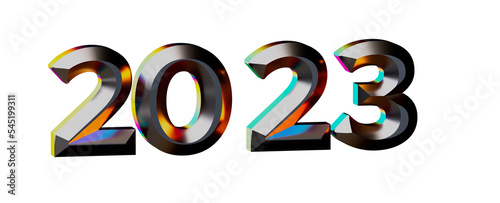 Typography design of 2023 w...