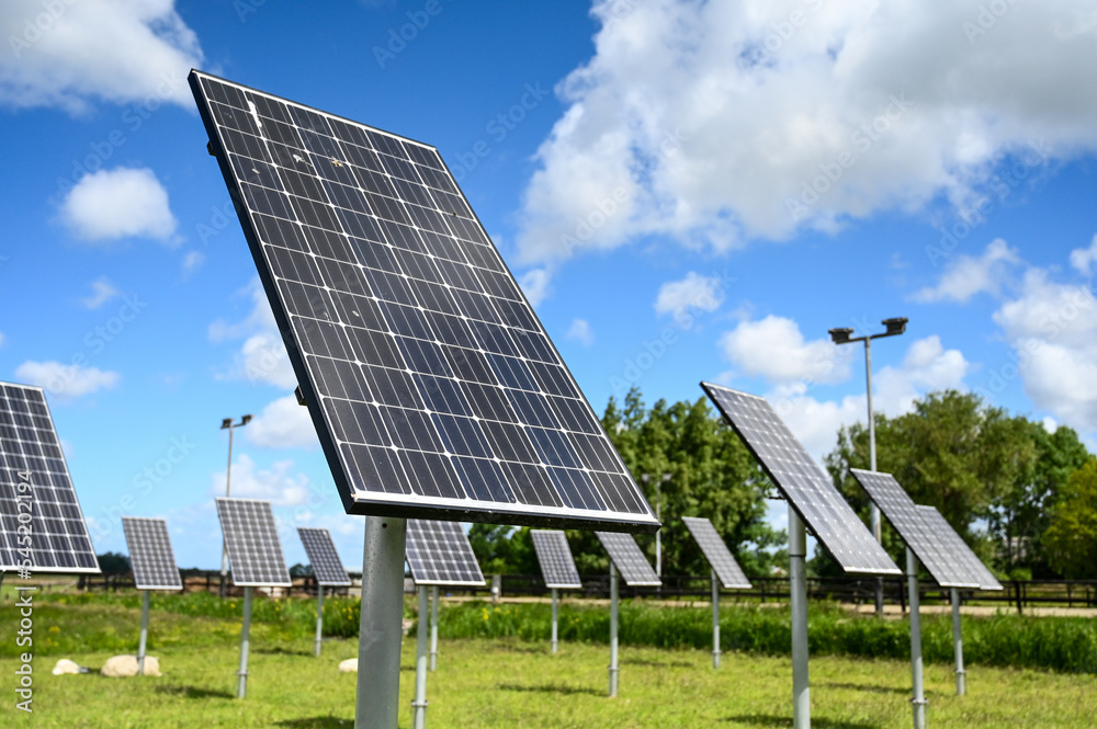 Solar cell plant. Solar energy farm. Solar panels. Producing clean renewable energy from the sun. Photovoltaic solar cells. Solar cell plant. Solar energy farm. Solar panels. Producing clean renewable energy from the sun. Photovoltaic solar cells.