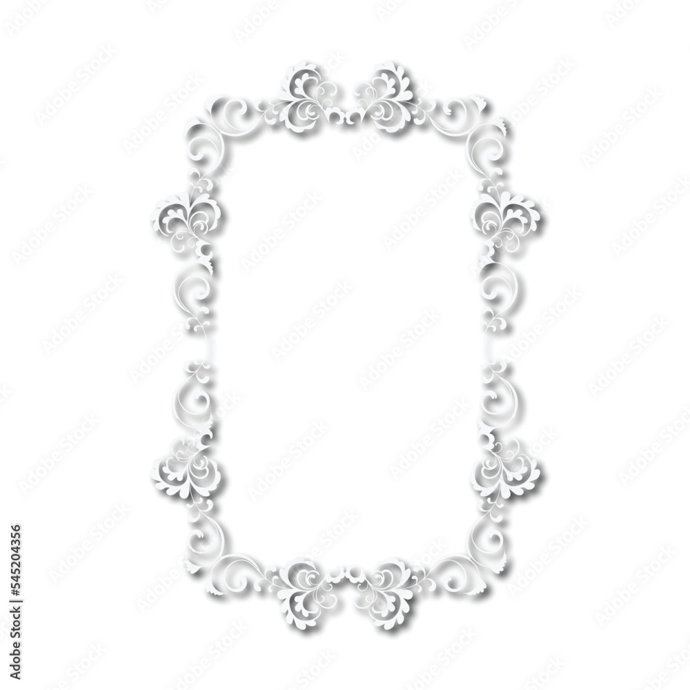 Frame, in the style of an ornament, Vector illustration eps 10, Art. Frame, in the style of an ornament, Vector illustration eps 10, Art.