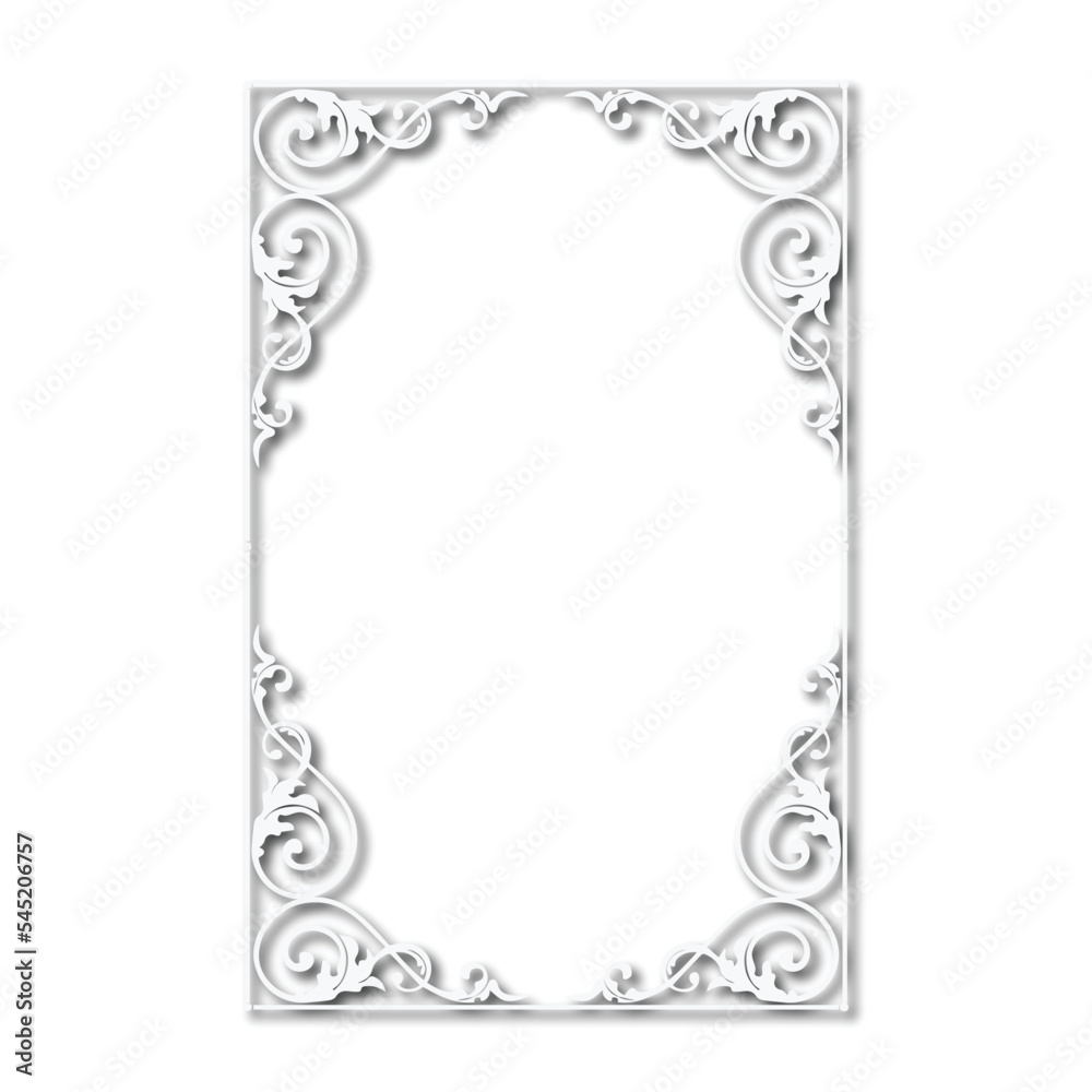 Frame, in the style of an ornament, Vector illustration eps 10, Art. Frame, in the style of an ornament, Vector illustration eps 10, Art.