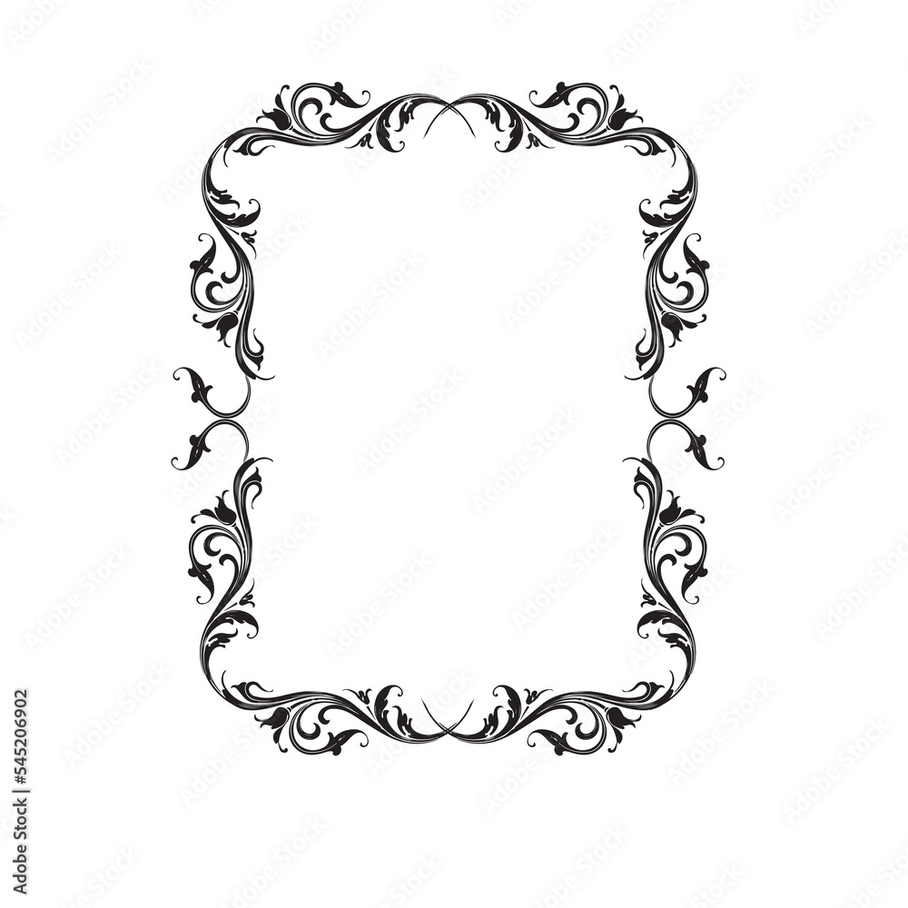 Frame, in the style of an ornament, Vector illustration eps 10, Art. Frame, in the style of an ornament, Vector illustration eps 10, Art.
