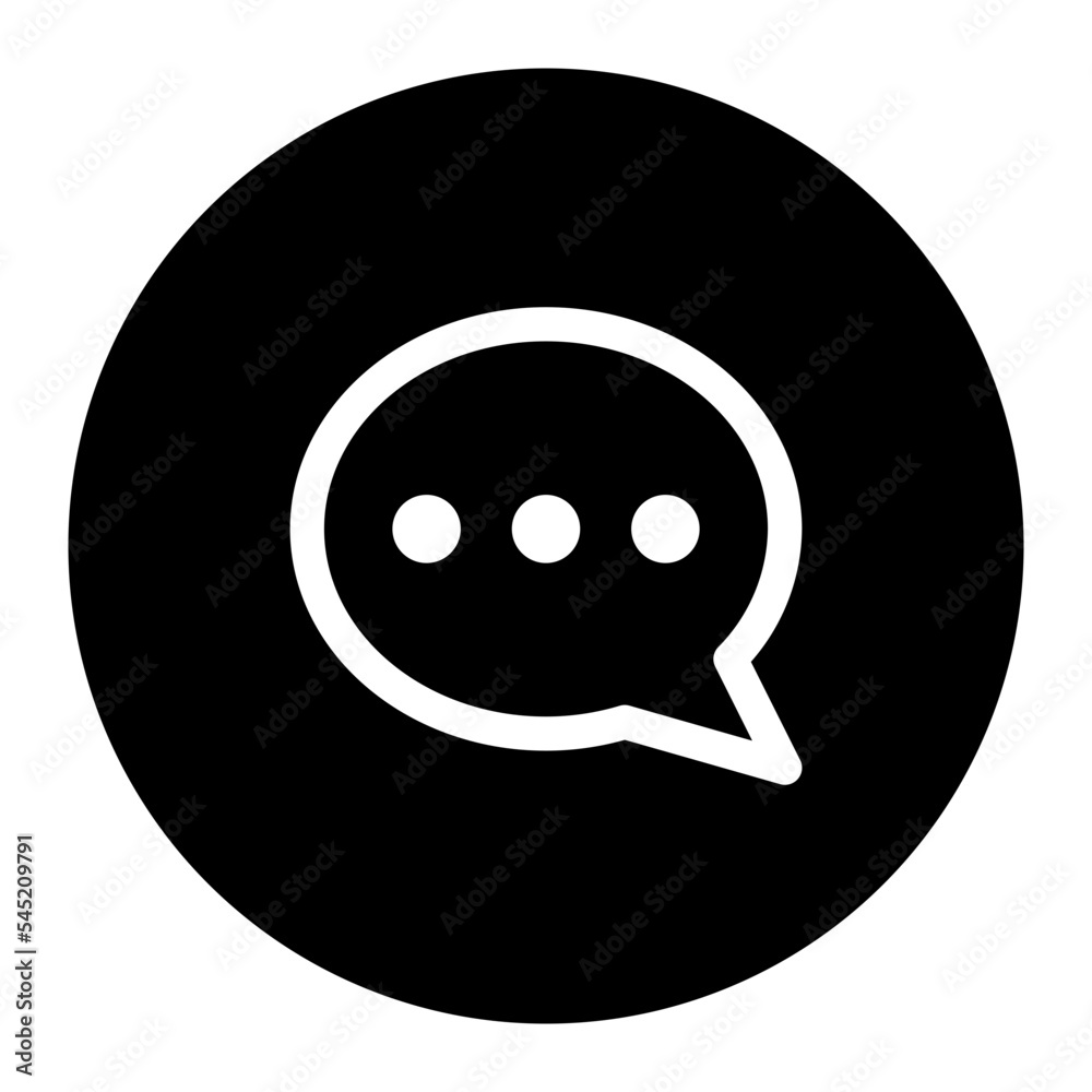 Fototapeta premium chat announce interface ui icon