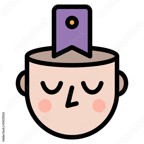 memory mind human ability icon