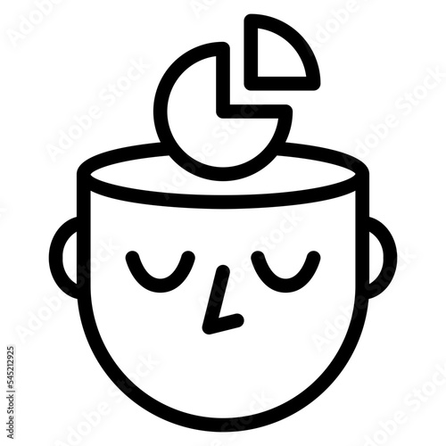 Billede på lærred arranger mind human strength icon